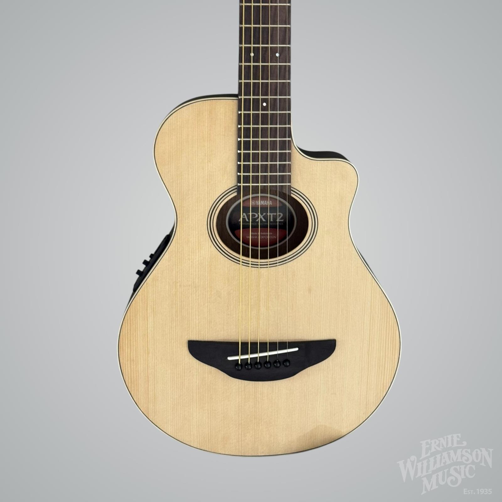 Yamaha 3/4 acoustic-electric guitar, gig bag ,Natural